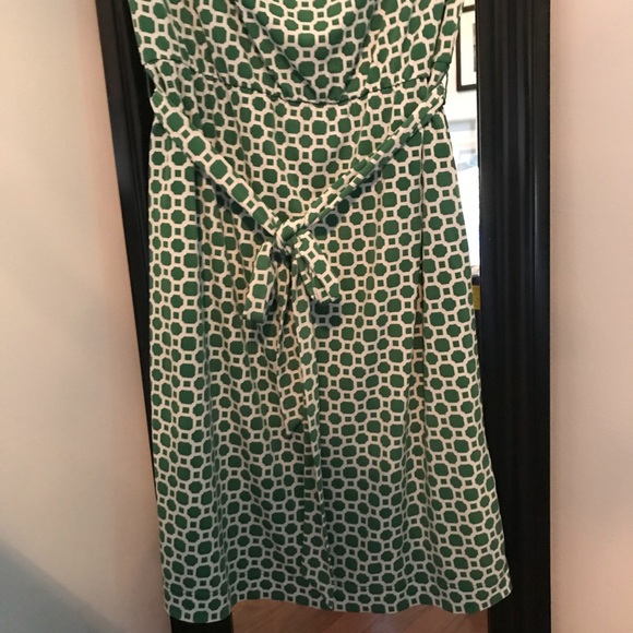 Banana Republic Green and white lattice dress - Picture 4 of 6